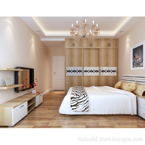 Ritz Wardrobe Furniture Fashion Style Solid Wood Wardrobe